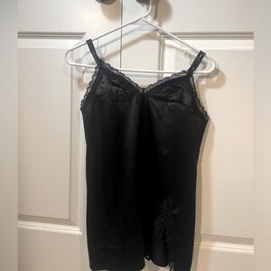 Victoria Secret Satin Lace-Trim Mini Slip (size small) (NWT)